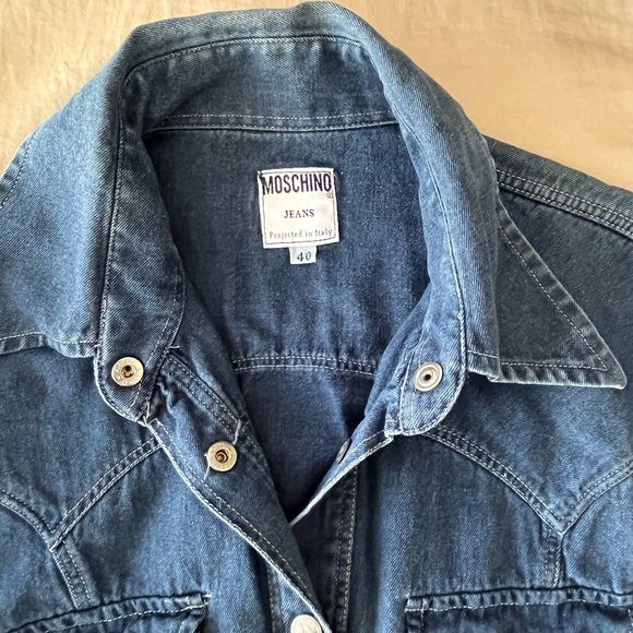MOSCHINO Denim Shirt (gently used) - Picture 11 of 11